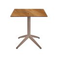 Стол QUATRO FOLD 70X70 TAUPE-OAK1
